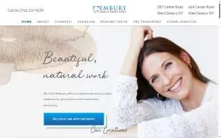 Embury Family Dentistry- Caitlin Embury website