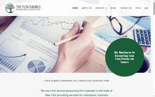 CPA Services Long Island website