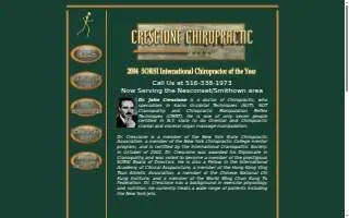 Crescione Chiropractic website