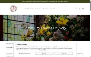 Hicksville Florist website