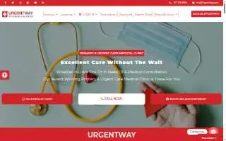 UrgentWay Hicksville website
