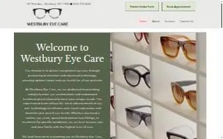 Westbury Eye Care website