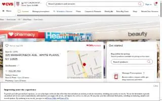 CVS of White Plains website