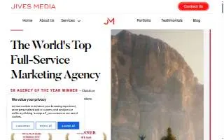 Jives Media of White Plains website