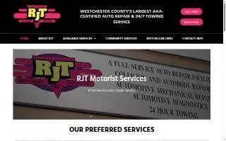 RJT Auto Mechanic, Body Shop & Towing Inc. website