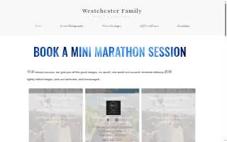 Westchester Family Photography website