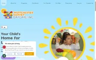 Westchester Sunny Daycare website