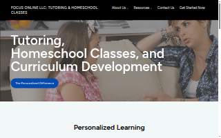 Focus Online LLC: Tutoring and Homeschool Classes
