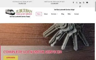 Suburban Lock & Key of Williamsville website