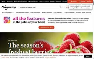 Wegmans of Pittsford website