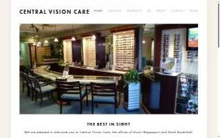 Central Vision Care website