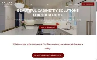 Five Star Kitchens website