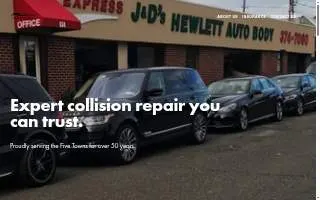 Hewlett Auto Body website