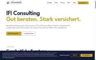 IFI Consulting Inc website