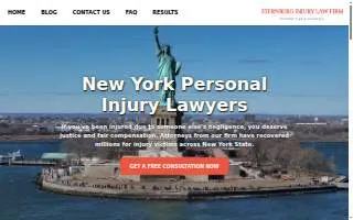 Sternberg Injury Law Firm PC of Woodmere website