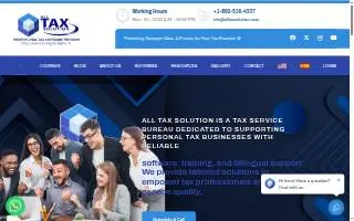 All Tax Solution website