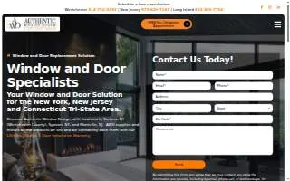 Authentic Window Design of Yonkers website