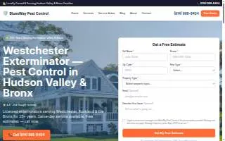 Bluesway Pest Control website