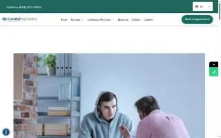 Cordial Psychiatry website