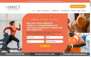 Direct Physical Therapy of Yonkers website
