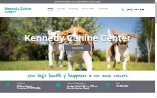 Kennedy Canine Center website