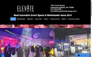 Elevate Event Lounge website
