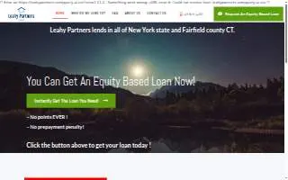 Leahy Partners Ltd. website