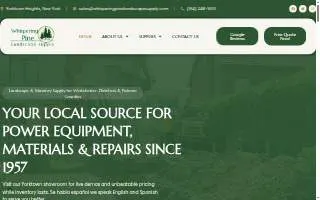 Whispering Pine Landscape Supply Corp. website