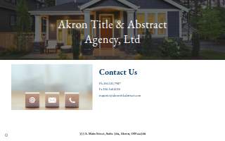 Akron Title & Abstract Agency