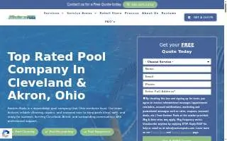 Eastern Pools of Akron website