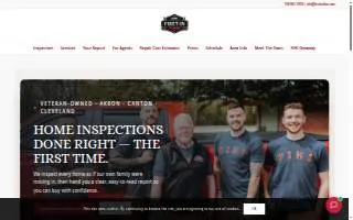 First-In Home Inspection LLC website