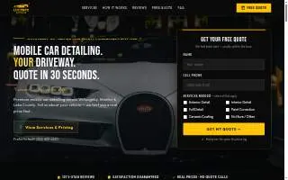 Lucente Detailing website