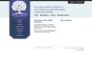 Ron Smith Insurance Agency Ltd website
