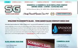 Schmidts Glass company website