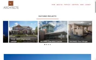 TC Architects of Akron website