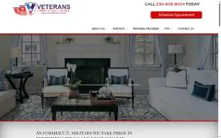 Veterans Carpet & Tile Cleaning of Akron website
