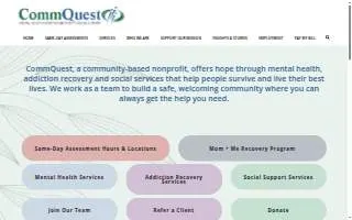 CommQuest Services Alliance Outpatient website