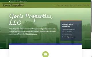 Goris Properties website