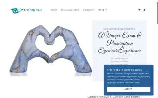 Love Your Face Optical LLC website