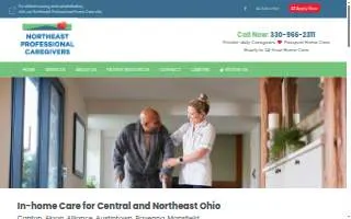 Northeast Professional Caregivers website