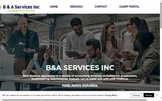 B&B Heating and Cooling website