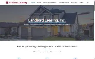 Landlord Leasing Inc of Amherst website
