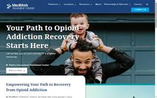 MedMark Treatment Centers Amherst website