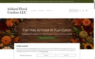 Ashland Floral Gardens website