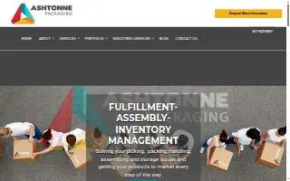 Ashtonne Packaging website