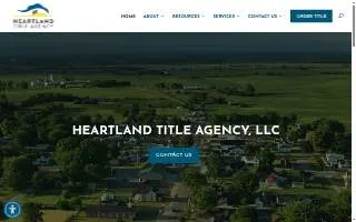 Heartland Title Agency website