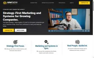 OneTable Strategy website