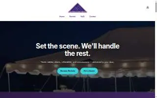 Ashtabula Event Rental website