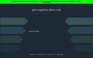 Pet Supplies Plus Ashtabula Grooming website