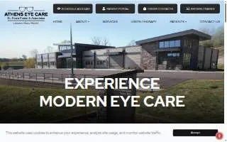Athens Eye Care - Dr. Shane Foster & Associates website